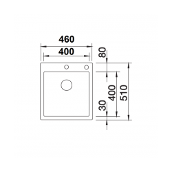 Zlewozmywak Blanco CLARON 400-IF/A Z KOR. INFINO 521 632